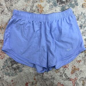 Nike Women's Light Blue Athletic Shorts Size L